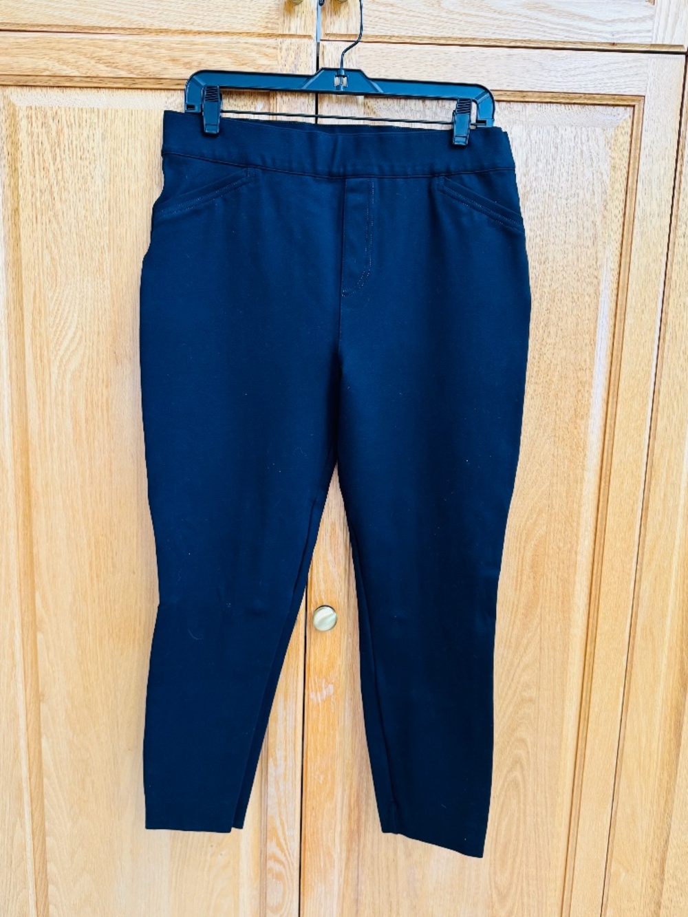SPANX  PerfectFit Ponte Slim  Pant, Black,High Rise Size XL Preowned